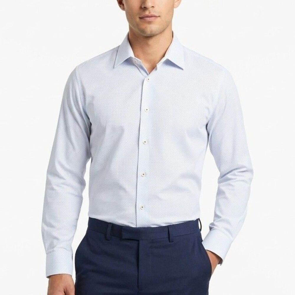 VERSACE 19-69 Abbigliamento Sportivo Milano Italia Button Down Shirt Blue Men XL